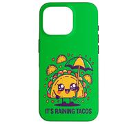 Il pleut des Tacos, Un Joli Taco Kawaii drôle Coque pour iPhone 16 Pro