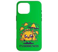 Il pleut des Tacos, Un Joli Taco Kawaii drôle Coque pour iPhone 16 Pro Max
