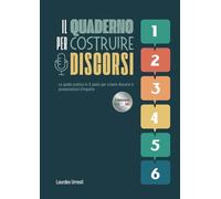 Il Quaderno per Costruire Discorsi: La guida pratica in 6 passi per creare discorsi e presentazioni d’impatto