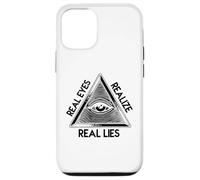 Œil Qui voit Tout - Pyramide « Real Eyes Realize Real Lies » Coque pour iPhone 12/12 Pro