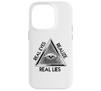 Œil Qui voit Tout - Pyramide « Real Eyes Realize Real Lies » Coque pour iPhone 14 Pro