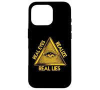 Œil Qui voit Tout - Pyramide « Real Eyes Realize Real Lies » Coque pour iPhone 16 Pro