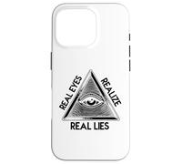Œil Qui voit Tout - Pyramide « Real Eyes Realize Real Lies » Coque pour iPhone 16 Pro