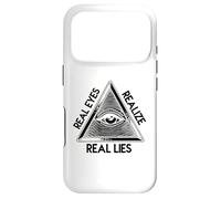 Œil Qui voit Tout - Pyramide « Real Eyes Realize Real Lies » Coque pour iPhone 17 Pro