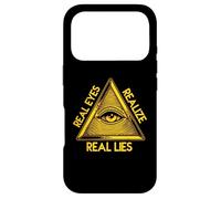 Œil Qui voit Tout - Pyramide « Real Eyes Realize Real Lies » Coque pour iPhone 17 Pro