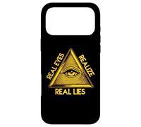 Œil Qui voit Tout - Pyramide « Real Eyes Realize Real Lies » Coque pour iPhone 17 Pro Max