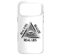 Œil Qui voit Tout - Pyramide « Real Eyes Realize Real Lies » Coque pour iPhone 17 Pro Max