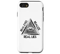 Œil Qui voit Tout - Pyramide « Real Eyes Realize Real Lies » Coque pour iPhone SE (2020) / 7/8
