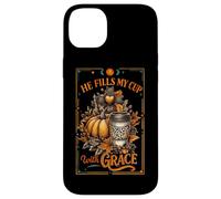 Il remplit ma Tasse avec Grace Cross Fall Coque pour iPhone 14 Plus