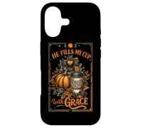 Il remplit ma Tasse avec la Citrouille Grace Coque pour iPhone 17