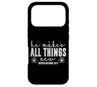 Il Rend Toutes Choses Nouvelles - Révélation 21:5 Coque pour iPhone 17 Pro