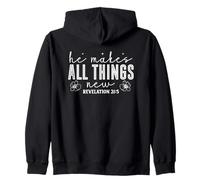 Il Rend Toutes Choses Nouvelles - Révélation 21:5 Sweat à Capuche