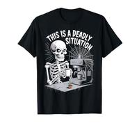 Il s'agit d'un café Squelette de Situation mortelle T-Shirt