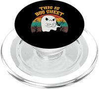 Il s'agit d'un Drap Amusant d'halloween fantôme rétro pour Hommes, Femmes, Enfants PopSockets PopGrip pour MagSafe