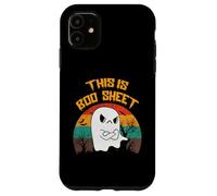 Il s'agit d'un Drap Boo fantôme rétro pour Costume d'halloween Homme Femme Coque pour iPhone 11