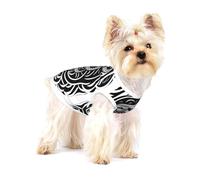 Il s'agit d'un petit gilet en coton pour chien Serpent L - Respirant, confortable et élégant pour animaux de compagnie