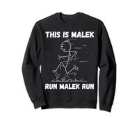 Il s'agit d'une piste amusante de Malek Run avec nom personnalisé Sweatshirt