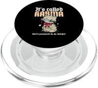 Il s'appelle Karma (déclaration Amusante et Graphique de Chat) PopSockets PopGrip pour MagSafe