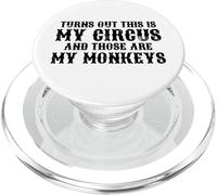 Il s'avère Que C'est Mon Cirque et Que ce sont Mes singes PopSockets PopGrip pour MagSafe