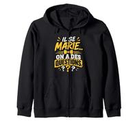 Il Se Marie on A des Questions EVG Équipe du Marié Sweat à Capuche