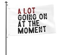 Il Se Passe Beaucoup De Choses En Ce Moment. Drapeau Drapeau Jardin Uv Fade Résistant Bannière Suspendre Pour Balcon D'Intérieur Extérieure 3X5 Ft