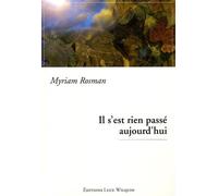 Il s'est rien passé aujourd'hui