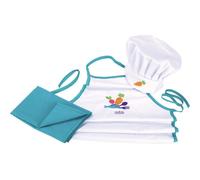 VILAC - Jeux et Jouets - Mes Petits déguisements - Panoplie de Cuisinier - Vêtements - Torchon - Tablier - Toque - Accessoires - Jeu pour Enfants dès 3 ans - Fabriqué en France - 7900