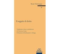Il soggetto di diritto