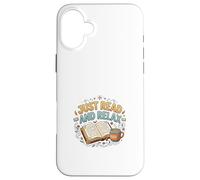 Il Suffit de Lire et de se détendre, Bonne Humeur d'amateur de Livres Coque pour iPhone 16 Plus