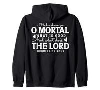 Il t'a montré, ô Mortel, ce Qui est Bon Sweat à Capuche