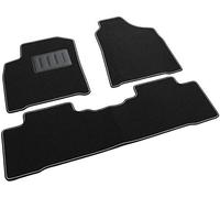 Il Tappeto Auto Le Tapis Voiture, sprint04806, Tapis Moquette Noire antidérapant, Bord Bicolore, salvatacco renforcé en Caoutchouc, kORANDO II à partir de 2010 >.