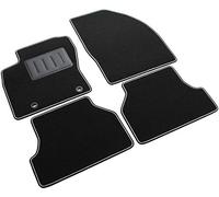 Il Tappeto Auto SPRINT01304 Tapis antidérapants en Moquette Noire Bord Bicolore Protège-Talon Renforcé en Caoutchouc, Focus II de 2004-2011