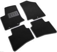 Il Tappeto Auto, Sprint02103, Tapis de Sol en Moquette Noire antidérapant, Bord Bicolore, Talonnette renforcée en Caoutchouc, pour Rio III modèles à partir de 2011