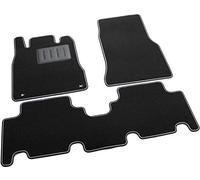Il Tappeto Auto SPRINT02900 Tapis de Voiture antidérapants en Moquette Noire, Bord Bicolore, Talonnette renforcée en Caoutchouc, pour modèles Passo Corto Classe A W168 de 1998 à 2004