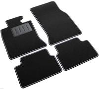 Il Tappeto Auto SPRINT03103 Tapis de Voiture antidérapants en Moquette Noire, Bord Bicolore, Talonnette renforcée en Caoutchouc, pour modèles R55 Clubman 2007>2014