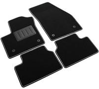 Il Tappeto Auto SPRINT03409 Tapis de Voiture antidérapants en Moquette Noire, Bord Bicolore, Talonnette renforcée en Caoutchouc, pour modèles Meriva B à partir de 2010