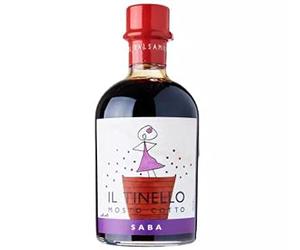 IL TINELLO Mosto Cotto Saba 250 ml - Un pré-bausamique non concentré, il offre une saveur sucrée caramélisée aux recettes