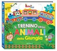 Il trenino degli animali della giungla. Ediz. illustrata