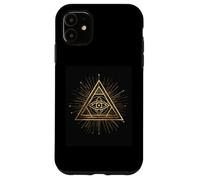 Œil Triangle Vision Sagesse Symbole Vérité Coque pour iPhone 11