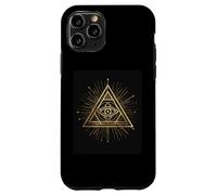 Œil Triangle Vision Sagesse Symbole Vérité Coque pour iPhone 11 Pro