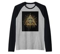 Œil Triangle Vision Sagesse Symbole Vérité Manche Raglan