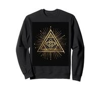 Œil Triangle Vision Sagesse Symbole Vérité Sweatshirt