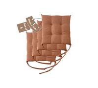 Il Tuo Artigiano Design Lot de 4 ou 6 Coussins pour Chaises de Cuisine Made in Italy - Coussins pour Chaises de Cuisine lot de 6 40x40 cm épaisseur 6 cm - Rembourrage en Éponge et Acrylique Doux (4