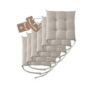 Il Tuo Artigiano Design Lot de 4 ou 6 Coussins pour Chaises de Cuisine Made in Italy - Coussins pour Chaises de Cuisine lot de 6 40x40 cm épaisseur 6 cm - Rembourrage en Éponge et Acrylique Doux (6