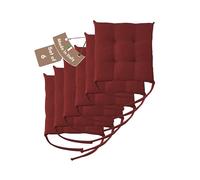 Il Tuo Artigiano Design Lot de 4 ou 6 Coussins pour Chaises de Cuisine Made in Italy - Coussins pour Chaises de Cuisine lot de 6 40 x 40 cm épaisseur 6 cm - Rembourrage en Éponge et Acrylique Doux (6