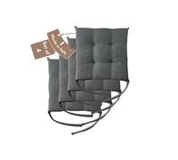 Il Tuo Artigiano Design Lot de 4 ou 6 Coussins pour Chaises de Cuisine Made in Italy - Coussins pour Chaises de Cuisine lot de 6 40 x 40 cm Épaisseur 6 cm - Rembourrage en Éponge et Acrylique Doux (4