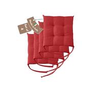 Il Tuo Artigiano Design Lot de 4 ou 6 Coussins pour Chaises de Cuisine Made in Italy - Coussins pour Chaises de Cuisine, lot de 6, 40x40 cm, épaisseur 6 cm - Rembourrage en Éponge et Acrylique Doux (4