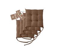 Il Tuo Artigiano Design Lot de 4 ou 6 Coussins pour Chaises de Cuisine Made in Italy - Coussins pour Chaises de Cuisine, lot de 6, 40x40 cm, épaisseur 6 cm - Rembourrage en Éponge et Acrylique Doux (4