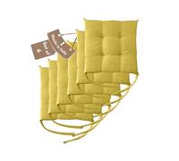 Il Tuo Artigiano Design Lot de 4 ou 6 Coussins pour Chaises de Cuisine Made in Italy - Coussins pour Chaises de Cuisine, lot de 6, 40x40 cm, épaisseur 6 cm - Rembourrage en Éponge et Acrylique Doux (6