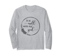 Il va Bien à Mon âme Christian Pretty Floral Vintage Manche Longue